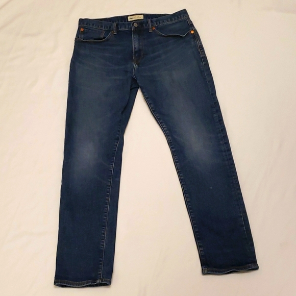 Jeans Uomo Chaps Slim Straight 32X30 Blu Scuro (5 Tasche, Abyss) - Foto 2